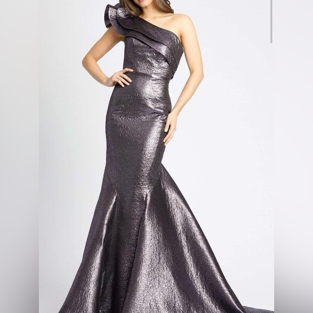 Purple MacDuggal Mermaid Dress